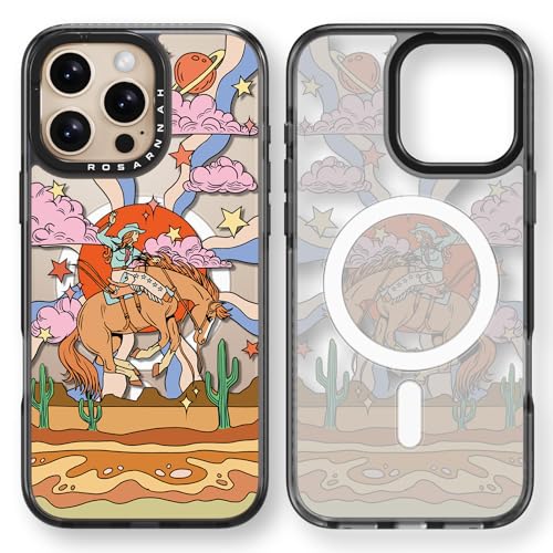 Rosarnnah Kompatibel mit iPhone 16 Pro Max Hülle für Magsafe – Cowboy Schwarz Cover Design – niedliche Ästhetik Handyhülle für iPhone 16 Pro Max 6.9" Rosarnnah Kompatibel mit iPhone 16 Pro Max Hülle für Magsafe – Cowboy Schwarz Cover Design – niedliche Ästhetik Handyhülle für iPhone 16 Pro Max 6.9" von Rosarnnah