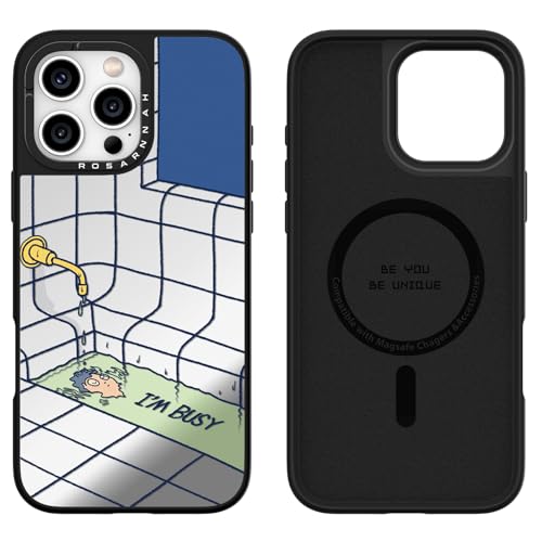 Rosarnnah Kompatibel mit iPhone 16 Pro Max Hülle für Magsafe – Ich Bin beschäftigt Spiegel Cover Design – niedliche Ästhetik Handyhülle für iPhone 16 Pro Max 6.1" Rosarnnah Kompatibel mit iPhone 16 Pro Max Hülle für Magsafe – Ich Bin beschäftigt Spiegel Cover Design – niedliche Ästhetik Handyhülle für iPhone 16 Pro Max 6.1" von Rosarnnah