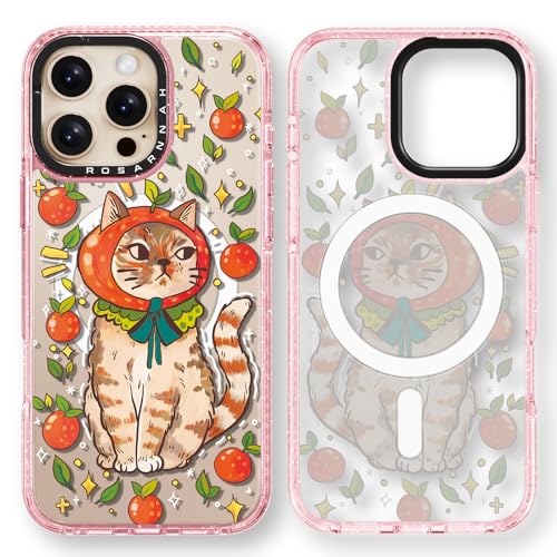 Rosarnnah Kompatibel mit iPhone 16 Pro Max Hülle für Magsafe – Kitty Katze Glitzer Rosa Cover Design – niedliche Ästhetik Handyhülle für iPhone 16 Pro Max 6.9" Rosarnnah Kompatibel mit iPhone 16 Pro Max Hülle für Magsafe – Kitty Katze Glitzer Rosa Cover Design – niedliche Ästhetik Handyhülle für iPhone 16 Pro Max 6.9" von Rosarnnah