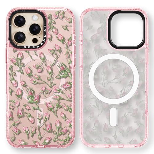 Rosarnnah Kompatibel mit iPhone 16 Pro Max Hülle für Magsafe – Rosenknospe Glitzer Rosa Cover Design – niedliche Ästhetik Handyhülle für iPhone 16 Pro Max 6.9" Rosarnnah Kompatibel mit iPhone 16 Pro Max Hülle für Magsafe – Rosenknospe Glitzer Rosa Cover Design – niedliche Ästhetik Handyhülle für iPhone 16 Pro Max 6.9" von Rosarnnah