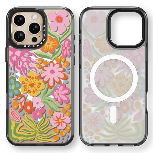 Rosarnnah Kompatibel mit iPhone 16 Pro Max Hülle für Magsafe – Passion Flower Schwarz Cover Design – niedliche Ästhetik Handyhülle für iPhone 16 Pro Max 6.9" Rosarnnah Kompatibel mit iPhone 16 Pro Max Hülle für Magsafe – Passion Flower Schwarz Cover Design – niedliche Ästhetik Handyhülle für iPhone 16 Pro Max 6.9" von Rosarnnah