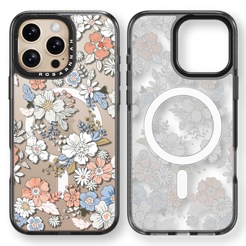 Rosarnnah Kompatibel mit iPhone 16 Pro Hülle für Magsafe – Schöne Blume Schwarz Cover Design – niedliche Ästhetik Handyhülle für iPhone 16 Pro 6.3" Rosarnnah Kompatibel mit iPhone 16 Pro Hülle für Magsafe – Schöne Blume Schwarz Cover Design – niedliche Ästhetik Handyhülle für iPhone 16 Pro 6.3" von Rosarnnah