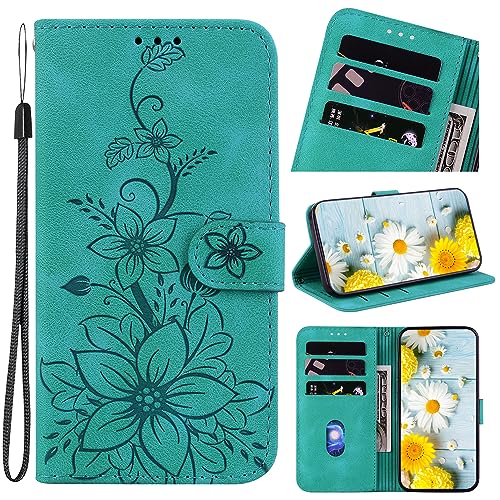 Rosbtib Handyhülle für iPhone 11 Pro 5.8 Zoll 2019 Hülle Leder mit Kartenfächer Handytasche mit Standfunktion Magnetische Klapphülle für iPhone 11 Pro - Grüne Lilien Rosbtib Handyhülle für iPhone 11 Pro 5.8 Zoll 2019 Hülle Leder mit Kartenfächer Handytasche mit Standfunktion Magnetische Klapphülle für iPhone 11 Pro - Grüne Lilien von Rosbtib