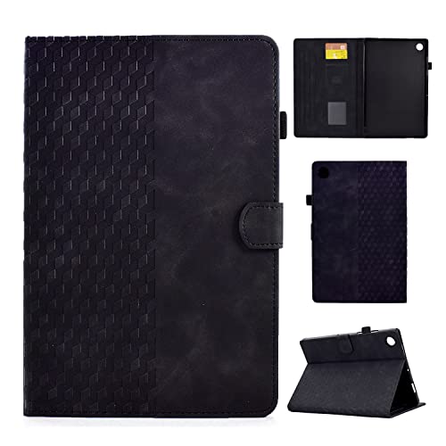 Rosbtib Hülle Lenovo Tab M10 Plus 3rd Gen 10.6 Zoll, PU Leder Schutzhülle mit [Standfunktion] [Kartensteckplatz] Tablet Hülle für Lenovo Tab M10 Plus (3. Generation) 2022 TB-125FU - Schwarz von Rosbtib