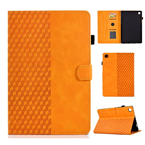 Rosbtib Hülle Samsung Galaxy Tab A 10.1 2019 (SM-T510/ SM-T515), PU Leder Schutzhülle mit [Standfunktion] [Kartensteckplatz] [Magnetisch] Tablet Hülle für Galaxy Tab A 10,1" 2019 - Orange von Rosbtib