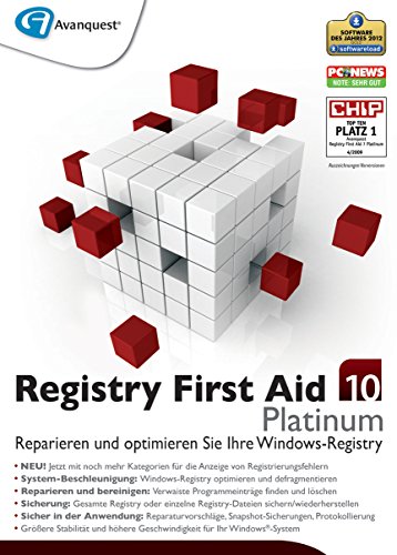 Registry First Aid 10 Platinum [Download] von Rose City Software