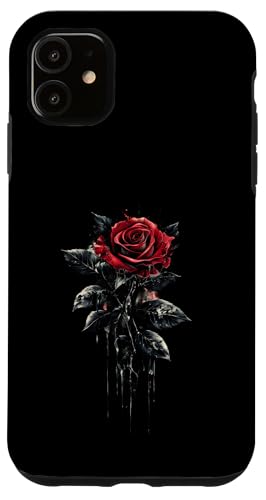 Rote Rose Blume Botaniker Garten Blume Rose Hülle für iPhone 11 von Rose Flower Gardening Botanist Designs