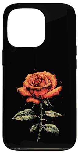 Rote Rose Blume Botaniker Garten Blume Rose Hülle für iPhone 13 Pro von Rose Flower Gardening Botanist Designs