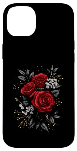 Rote Rose Blume Botaniker Garten Blume Rose Hülle für iPhone 14 Plus von Rose Flower Gardening Botanist Designs