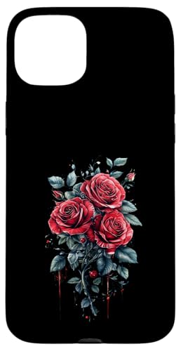 Rote Rose Blume Botaniker Garten Blume Rose Hülle für iPhone 15 Plus von Rose Flower Gardening Botanist Designs