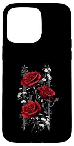 Rote Rose Blume Botaniker Garten Blume Rose Hülle für iPhone 15 Pro Max von Rose Flower Gardening Botanist Designs