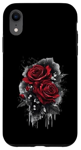 Rote Rose Blume Botaniker Garten Blume Rose Hülle für iPhone XR von Rose Flower Gardening Botanist Designs