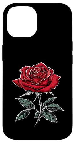 Rote Rose Blume Botaniker Garten Blume Rote Rose Hülle für iPhone 14 von Rose Flower Gardening Botanist Designs