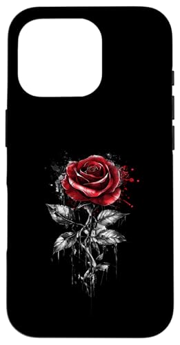 Rote Rose Blume Botaniker Garten Blume Rote Rose Hülle für iPhone 16 Pro von Rose Flower Gardening Botanist Designs