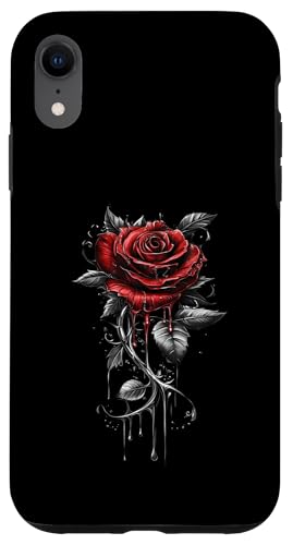 Rote Rose Blume Botaniker Garten Blume Rote Rose Hülle für iPhone XR von Rose Flower Gardening Botanist Designs