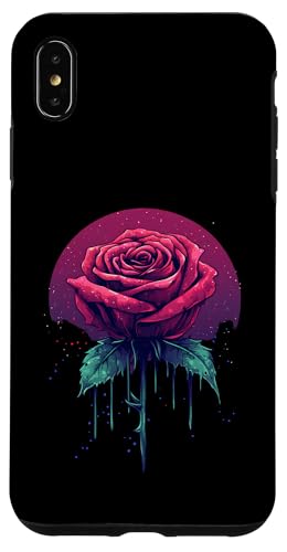 Rote Rose Blume Botaniker Garten Blume Rote Rose Hülle für iPhone XS Max von Rose Flower Gardening Botanist Designs