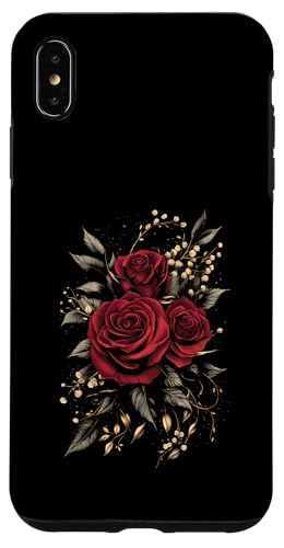 Rote Rose Blume Botaniker Garten Blume Rote Rose Hülle für iPhone XS Max von Rose Flower Gardening Botanist Designs