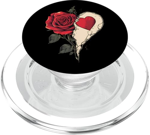Rote Rose Blume Botaniker Garten Garten Blume Rose Herz PopSockets PopGrip für MagSafe Rote Rose Blume Botaniker Garten Garten Blume Rose Herz PopSockets PopGrip für MagSafe von Rose Flower Gardening Botanist Designs