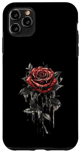 Rote Rose Blume Botaniker Garten Gartenarbeit Blume Rose Hülle für iPhone 11 Pro Max von Rose Flower Gardening Botanist Designs