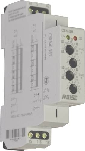 Rose LM CRM-2H/230 CRM-2H/230 Zeitrelais Multifunktional 230 V/AC 1 St. Zeitbereich: 0.1s - 100 Tage von Rose LM