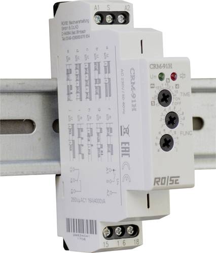 Rose LM CRM-91H/UNI CRM-91H/UNI Zeitrelais Multifunktional 230 V/AC 1 St. Zeitbereich: 0.1s - 10 d 1 Rose LM CRM-91H/UNI CRM-91H/UNI Zeitrelais Multifunktional 230 V/AC 1 St. Zeitbereich: 0.1s - 10 d 1 von Rose LM