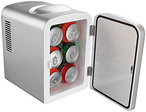 Rosenstein & Söhne Auto Kühlschrank: Mobiler Mini-Kühlschrank mit Wärmefunktion, 4 Liter, 12 & 230 V (Mini Kühlschrank Auto, Mini 12V, Elektrische Kühltasche) von Rosenstein & Söhne