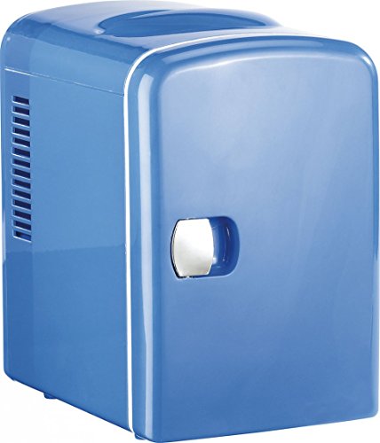 Rosenstein & Söhne Tischkühlschrank: Mini-Kühlschrank mit Warmhalte-Funktion, für 12 & 230 V, 4 Liter, blau (Kühlschrank Auto)… von Rosenstein & Söhne