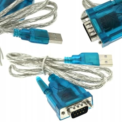 Rosfix Adapter USB auf RS232 – Serial COM Port Creator | 0,8m Kabel, 1Mbps, CH340 Chip, USB 3.0/2.0/1.1, Windows kompatibel | Konverter für Peripheriegeräte Rosfix Adapter USB auf RS232 – Serial COM Port Creator | 0,8m Kabel, 1Mbps, CH340 Chip, USB 3.0/2.0/1.1, Windows kompatibel | Konverter für Peripheriegeräte von Rosfix