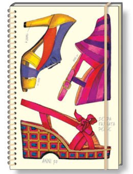 ROSSI Spiralnotizbuch "Shoes" DIN A5 (NB005) von Rossi