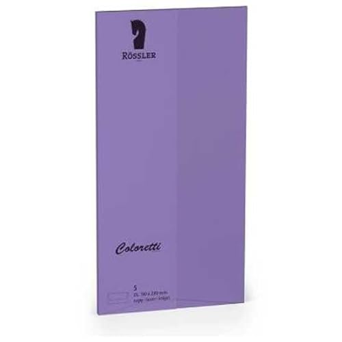 Rossler Papier Briefumschläge 220702592, Weiß, Papier, 110 x 220 mm von Rossler Papier