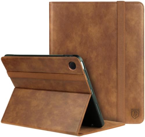 Rosso Element Book Case Hülle Geeignet für Samsung Galaxy Tab A9 Plus | Vollschutz | Gummiband | Sleep/Wake Funktion | Mit Stifthalter | Verstellbarer Ständer | Braun Rosso Element Book Case Hülle Geeignet für Samsung Galaxy Tab A9 Plus | Vollschutz | Gummiband | Sleep/Wake Funktion | Mit Stifthalter | Verstellbarer Ständer | Braun von Rosso
