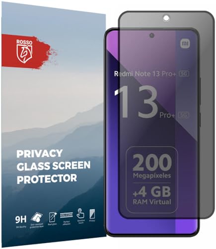 Rosso Privacy Screen Protector Passend für Xiaomi Redmi Note 13 Pro Plus - 9H Gehärtetes Glas - Case Friendly Tempered Glass - Einfache Installation Rosso Privacy Screen Protector Passend für Xiaomi Redmi Note 13 Pro Plus - 9H Gehärtetes Glas - Case Friendly Tempered Glass - Einfache Installation von Rosso