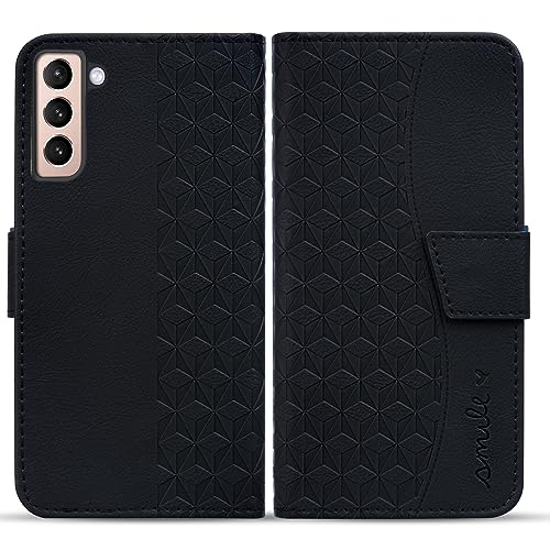 Rostsant Handyhülle für Samsung Galaxy S23 5G Hülle Premium PU Leder Schutzhülle Samsung S23 Flip Case Brieftasche Kartenschlitz Hülle für Samsung S23 5G - Schwarz von Rostsant