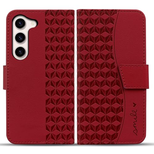 Rostsant Handyhülle für Samsung Galaxy S23 Plus 5G Hülle Premium PU Leder Schutzhülle Samsung Galaxy S23 Plus Flip Case Brieftasche Kartenschlitz Hülle für Samsung Galaxy S23 Plus 5G 2023 Rot Rostsant Handyhülle für Samsung Galaxy S23 Plus 5G Hülle Premium PU Leder Schutzhülle Samsung Galaxy S23 Plus Flip Case Brieftasche Kartenschlitz Hülle für Samsung Galaxy S23 Plus 5G 2023 Rot von Rostsant
