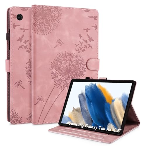 Rostsant Handyhülle für Samsung Galaxy Tab A8 10.5 Zoll Löwenzahn PU Leder Samsung Galaxy Tab A8 Flip Case Brieftasche Tasche Hülle Magnetisch Hülle für Samsung Tab A8 2021 SM-X200/SM-X205 Roségold Rostsant Handyhülle für Samsung Galaxy Tab A8 10.5 Zoll Löwenzahn PU Leder Samsung Galaxy Tab A8 Flip Case Brieftasche Tasche Hülle Magnetisch Hülle für Samsung Tab A8 2021 SM-X200/SM-X205 Roségold von Rostsant
