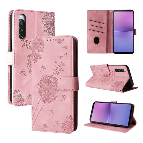 Rostsant Handyhülle für Sony Xperia 10 V 5G - PU Leder Flip Case Brieftasche Tasche mit Magnetverschluss - Roségold Rostsant Handyhülle für Sony Xperia 10 V 5G - PU Leder Flip Case Brieftasche Tasche mit Magnetverschluss - Roségold von Rostsant