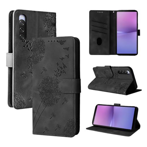 Rostsant Handyhülle für Sony Xperia 10 V 5G - PU Leder Flip Case Brieftasche Mit Magnetverschluss - Schwarz Rostsant Handyhülle für Sony Xperia 10 V 5G - PU Leder Flip Case Brieftasche Mit Magnetverschluss - Schwarz von Rostsant