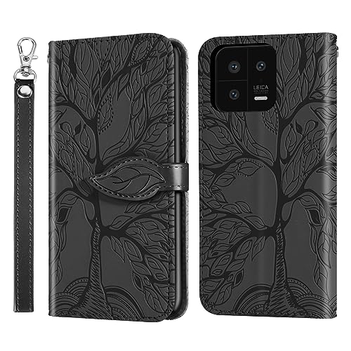 Rostsant Handyhülle für Xaiomi 13 5G Geprägter Baum PU Leder Xiaomi 13 5G Flip Case Brieftasche Tasche Hülle für Xiaomi 13 5G - Schwarz Rostsant Handyhülle für Xaiomi 13 5G Geprägter Baum PU Leder Xiaomi 13 5G Flip Case Brieftasche Tasche Hülle für Xiaomi 13 5G - Schwarz von Rostsant