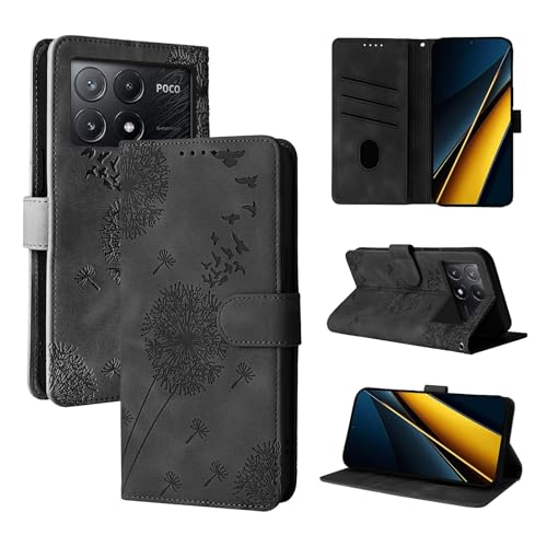 Rostsant Handyhülle für Xiaomi Poco X6 Pro 5G Löwenzahn PU Leder Xiaomi Poco X6 Pro 5G Flip Case Brieftasche Tasche Hülle Magnetisch Handyhülle für Xiaomi Poco X6 Pro Schwarz Rostsant Handyhülle für Xiaomi Poco X6 Pro 5G Löwenzahn PU Leder Xiaomi Poco X6 Pro 5G Flip Case Brieftasche Tasche Hülle Magnetisch Handyhülle für Xiaomi Poco X6 Pro Schwarz von Rostsant