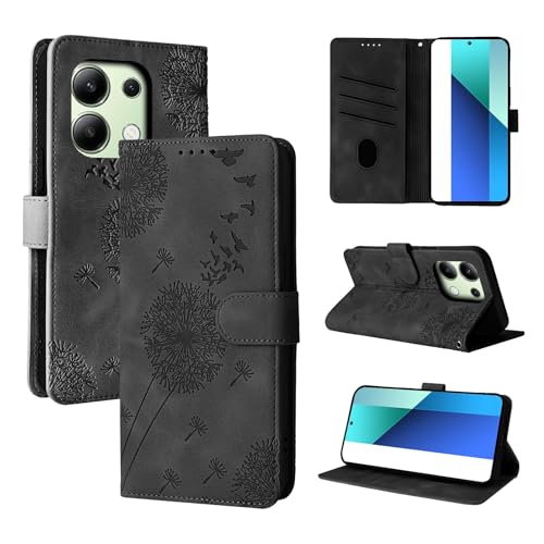 Rostsant Handyhülle für Xiaomi Redmi Note 13 4G Löwenzahn PU Leder Xiaomi Redmi Note 13 4G Flip Case Brieftasche Tasche Hülle Magnetisch Handyhülle für Xiaomi Redmi Note 13 4G Schwarz Rostsant Handyhülle für Xiaomi Redmi Note 13 4G Löwenzahn PU Leder Xiaomi Redmi Note 13 4G Flip Case Brieftasche Tasche Hülle Magnetisch Handyhülle für Xiaomi Redmi Note 13 4G Schwarz von Rostsant
