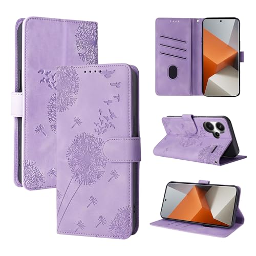 Rostsant Handyhülle für Xiaomi Redmi Note 13 Pro+ Flip Case Violett mit Standfunktion, Kartenschlitz und PU Leder Rostsant Handyhülle für Xiaomi Redmi Note 13 Pro+ Flip Case Violett mit Standfunktion, Kartenschlitz und PU Leder von Rostsant