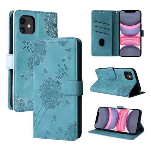 Rostsant Handyhülle für iPhone 11 Löwenzahn PU Leder iPhone 11 Flip Case Brieftasche Tasche Hülle Magnetisch Handyhülle für iPhone 11 Blau Rostsant Handyhülle für iPhone 11 Löwenzahn PU Leder iPhone 11 Flip Case Brieftasche Tasche Hülle Magnetisch Handyhülle für iPhone 11 Blau von Rostsant