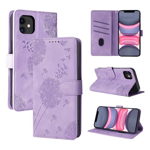 Rostsant Handyhülle für iPhone 11 Löwenzahn PU Leder iPhone 11 Flip Case Brieftasche Tasche Hülle Magnetisch Handyhülle für iPhone 11 Violett Rostsant Handyhülle für iPhone 11 Löwenzahn PU Leder iPhone 11 Flip Case Brieftasche Tasche Hülle Magnetisch Handyhülle für iPhone 11 Violett von Rostsant
