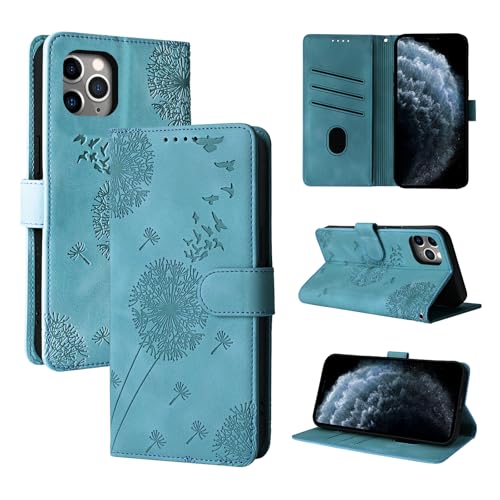 Rostsant Handyhülle für iPhone 11 Pro Löwenzahn PU Leder iPhone 11 Pro Flip Case Brieftasche Tasche Hülle Magnetisch Handyhülle für iPhone 11 Pro Blau Rostsant Handyhülle für iPhone 11 Pro Löwenzahn PU Leder iPhone 11 Pro Flip Case Brieftasche Tasche Hülle Magnetisch Handyhülle für iPhone 11 Pro Blau von Rostsant