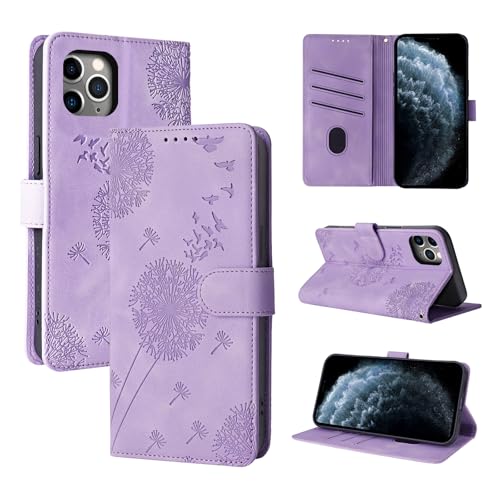 Rostsant Handyhülle für iPhone 11 Pro Löwenzahn PU Leder iPhone 11 Pro Flip Case Brieftasche Tasche Hülle Magnetisch Handyhülle für iPhone 11 Pro Violett Rostsant Handyhülle für iPhone 11 Pro Löwenzahn PU Leder iPhone 11 Pro Flip Case Brieftasche Tasche Hülle Magnetisch Handyhülle für iPhone 11 Pro Violett von Rostsant