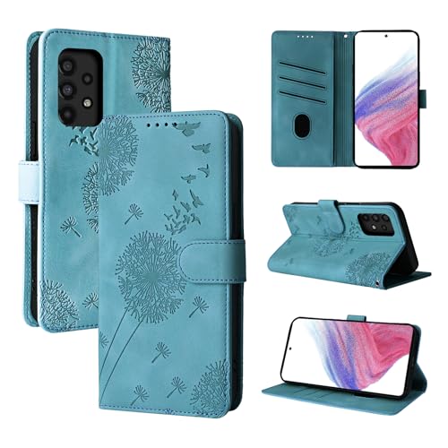 Rostsant Handyhülle für iPhone 12 Pro Max 6.7 Zoll - Löwenzahn PU Leder Flip Case Brieftasche Tasche Hülle Magnetisch - Blau Rostsant Handyhülle für iPhone 12 Pro Max 6.7 Zoll - Löwenzahn PU Leder Flip Case Brieftasche Tasche Hülle Magnetisch - Blau von Rostsant
