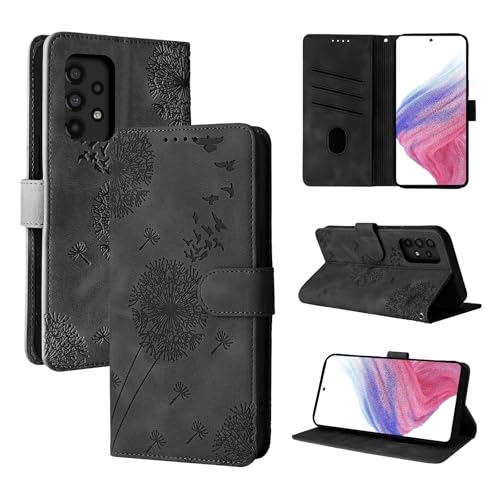 Rostsant Handyhülle für iPhone 12 Pro Max 6.7 Zoll - Löwenzahn PU Leder Flip Case Brieftasche Tasche Hülle Magnetisch - Schwarz Rostsant Handyhülle für iPhone 12 Pro Max 6.7 Zoll - Löwenzahn PU Leder Flip Case Brieftasche Tasche Hülle Magnetisch - Schwarz von Rostsant