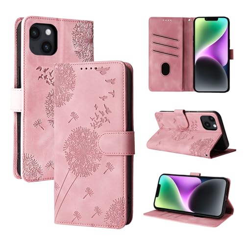 Rostsant Handyhülle für iPhone 13/iPhone 14 6.1 Zoll Löwenzahn PU Leder iPhone 14 6.1 Flip Case Brieftasche Tasche Hülle Magnetisch Handyhülle für iPhone 13/iPhone 14 6.1 Zoll Roségold Rostsant Handyhülle für iPhone 13/iPhone 14 6.1 Zoll Löwenzahn PU Leder iPhone 14 6.1 Flip Case Brieftasche Tasche Hülle Magnetisch Handyhülle für iPhone 13/iPhone 14 6.1 Zoll Roségold von Rostsant