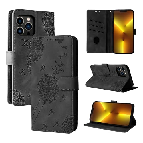 Rostsant Handyhülle für iPhone 13 Pro Max 6.7 Zoll Löwenzahn PU Leder iPhone 13 Pro Max 6.7 Flip Case Brieftasche Tasche Hülle Magnetisch Handyhülle für iPhone 13 Pro Max 6.7 Zoll Schwarz Rostsant Handyhülle für iPhone 13 Pro Max 6.7 Zoll Löwenzahn PU Leder iPhone 13 Pro Max 6.7 Flip Case Brieftasche Tasche Hülle Magnetisch Handyhülle für iPhone 13 Pro Max 6.7 Zoll Schwarz von Rostsant