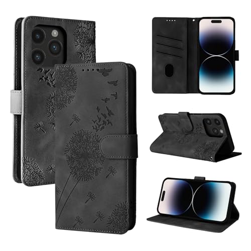 Rostsant Handyhülle für iPhone 14 Pro 6.1 Zoll Löwenzahn PU Leder iPhone 14 Pro 6.1 Flip Case Brieftasche Tasche Hülle Magnetisch Handyhülle für iPhone 14 Pro 6.1 Zoll Schwarz Rostsant Handyhülle für iPhone 14 Pro 6.1 Zoll Löwenzahn PU Leder iPhone 14 Pro 6.1 Flip Case Brieftasche Tasche Hülle Magnetisch Handyhülle für iPhone 14 Pro 6.1 Zoll Schwarz von Rostsant